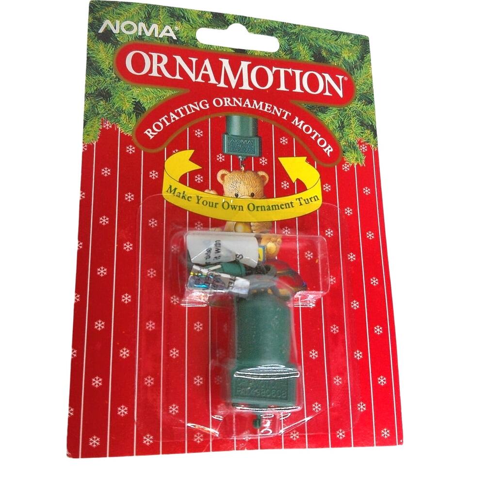 Vintage Noma OrnaMotion Rotating Ornament Motor With Hook New